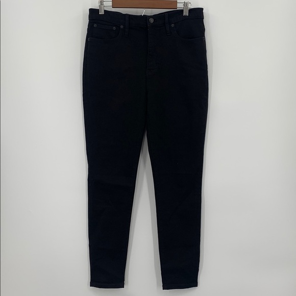 J. Crew Black High Rise Skinny Jeans  Women’s Size 31 - Picture 2 of 6